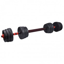 NN HANTLE 2x10 20KG zestaw talerze gryf sztanga